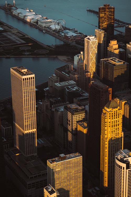 高层建筑的航空摄影 · 免费素材图片