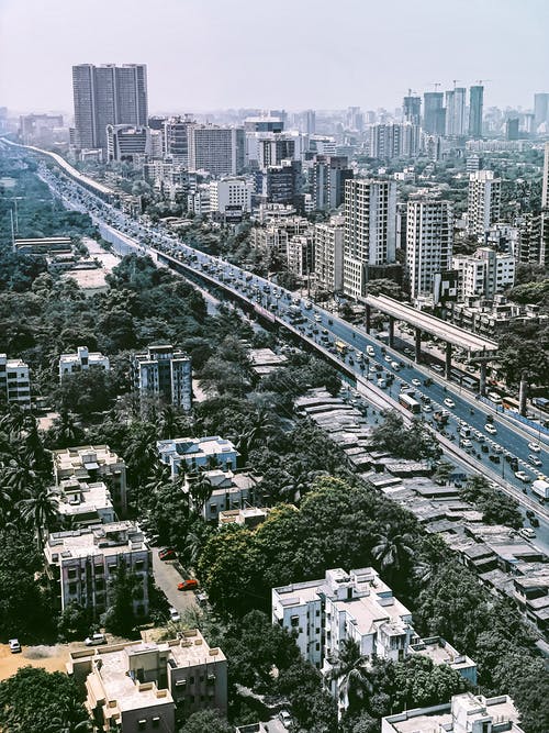 城市建筑的航拍 · 免费素材图片