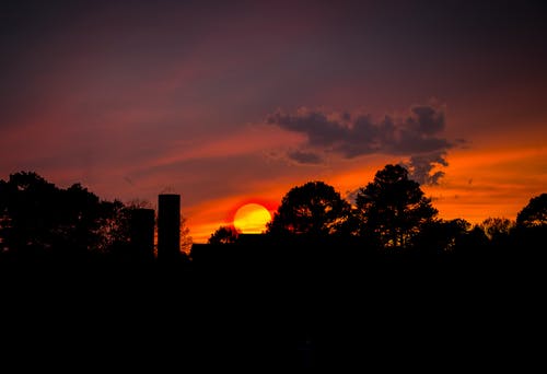日落时天空的照片 · 免费素材图片