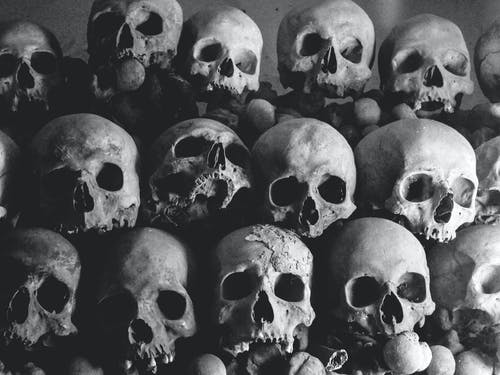 堆的人类头骨 · 免费素材图片