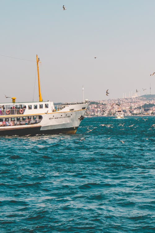 白船在海洋中的照片 · 免费素材图片