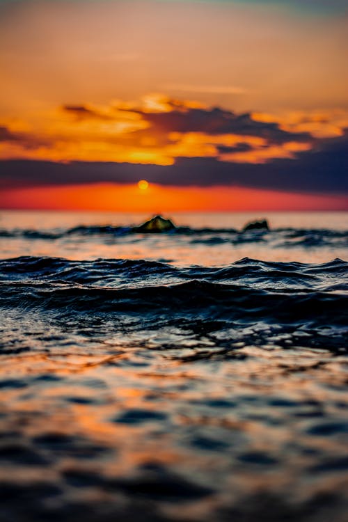 海滩波浪 · 免费素材图片