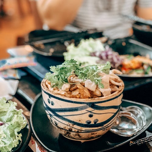 碗里的食物的特写 · 免费素材图片