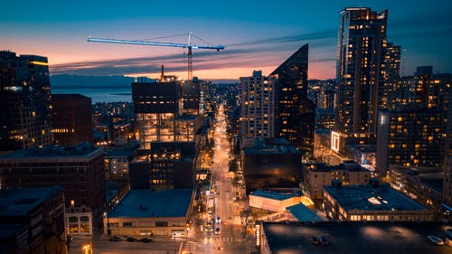 高层建筑鸟瞰图 · 免费素材图片