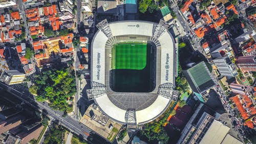 体育场鸟瞰图 · 免费素材图片