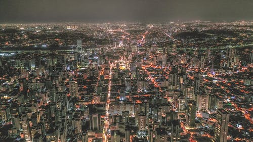 空中摄影的城市景观 · 免费素材图片