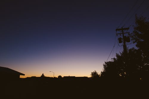 黎明时天空的风景照片 · 免费素材图片