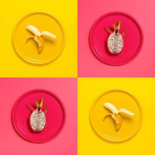 香蕉和火龙果 · 免费素材图片