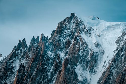 冰雪覆盖的山脉 · 免费素材图片