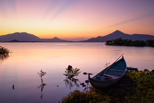 黎明时湖照片 · 免费素材图片