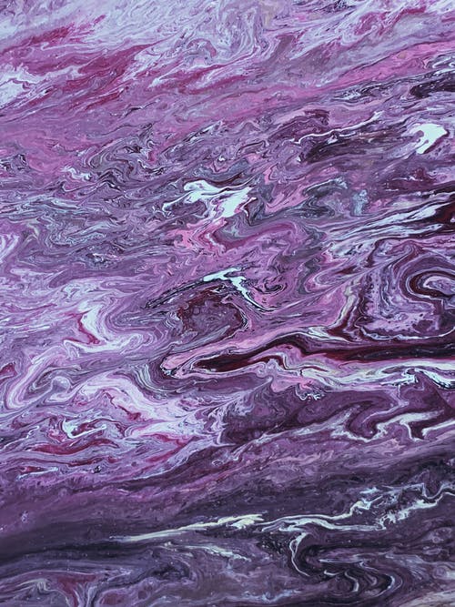 紫色和白色anstract绘画 · 免费素材图片