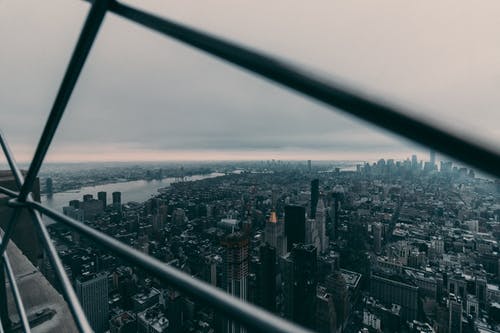纽约城市景观的航拍照片 · 免费素材图片