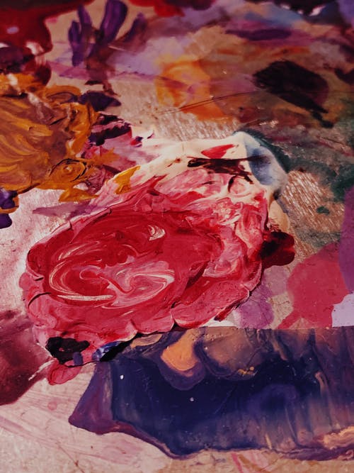 抽象绘画的特写照片 · 免费素材图片