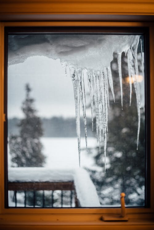 窗户上的冰 · 免费素材图片