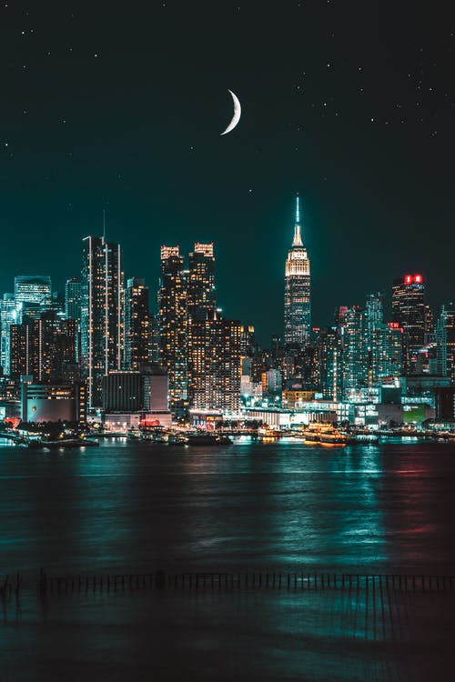 夜间城市照片 · 免费素材图片