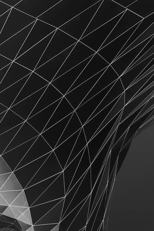 玻璃建筑的灰度摄影 · 免费素材图片