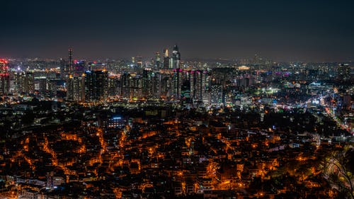 有关亚洲, 城市, 夜景的免费素材图片