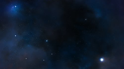 蓝色和白色的银河系 · 免费素材图片