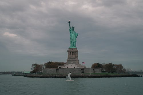 有关曼哈顿, 海鸥, 纪念碑的免费素材图片