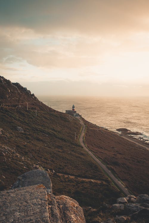 灯塔的航拍 · 免费素材图片