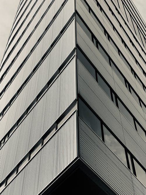 建筑物的灰度照片 · 免费素材图片