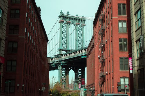 布鲁克林大桥地标 · 免费素材图片