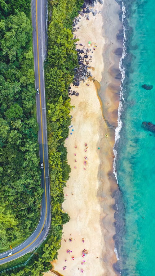 海洋海岸的美景 · 免费素材图片