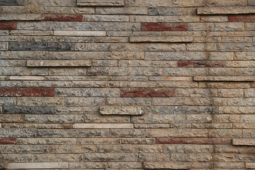 棕色和灰色砖墙 · 免费素材图片
