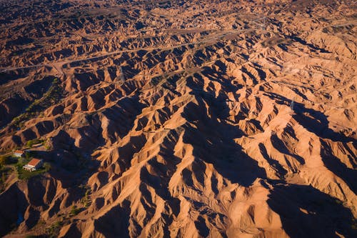 空中射击的布朗山 · 免费素材图片