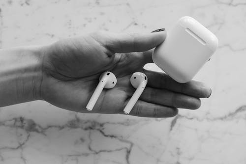 有关airpods, 可携式, 单色的免费素材图片