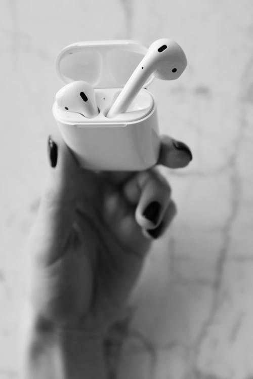 有关airpods, 可携式, 单色的免费素材图片