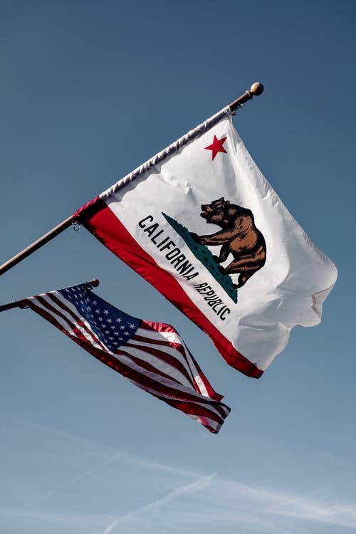 有关加利福尼亚州旗, 加州, 国旗壁纸的免费素材图片