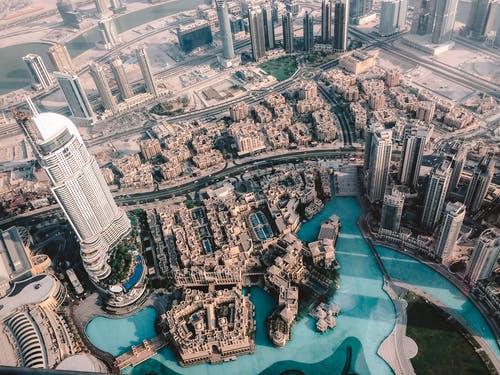 空中射击的城市建筑 · 免费素材图片