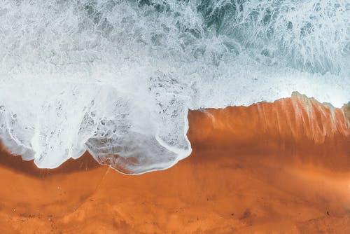 空中射击的海滩 · 免费素材图片