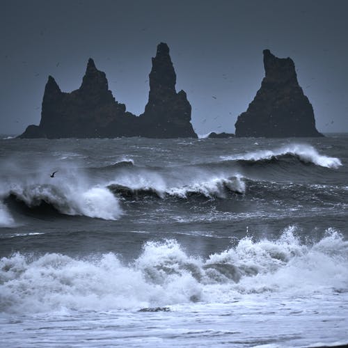有关冰岛, 在黑暗中发光, 岩石的免费素材图片