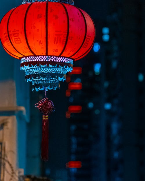 有关中国灯笼, 传统, 光的免费素材图片