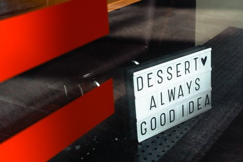 甜点总是好主意文本 · 免费素材图片