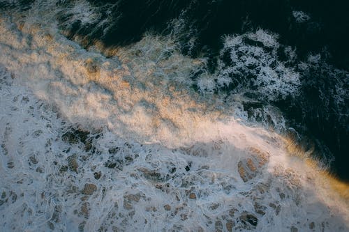 有关H2O, oceanwaves, 俯视图的免费素材图片