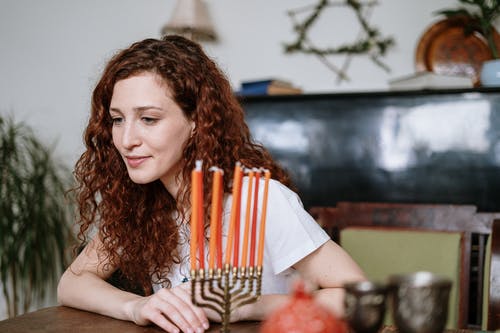 有关hanukkiah, 光明节, 在家的免费素材图片