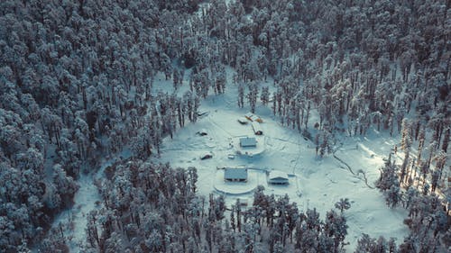 有关下雪的天气, 冬季, 冬季景观的免费素材图片