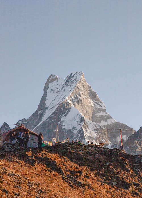 有关machhapuchhre, 健行, 冒险的免费素材图片