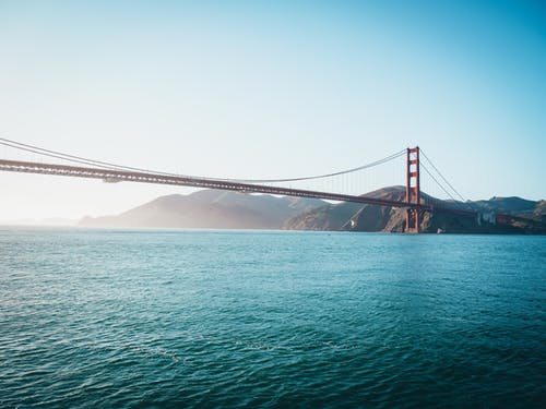 有关交通系统, 加州的金门大桥, 吊桥的免费素材图片