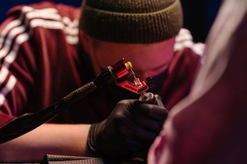 有关乳胶手套, 写意, 写意纹身的免费素材图片