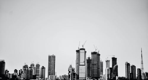 有关city_skyline, 单色, 塔楼的免费素材图片