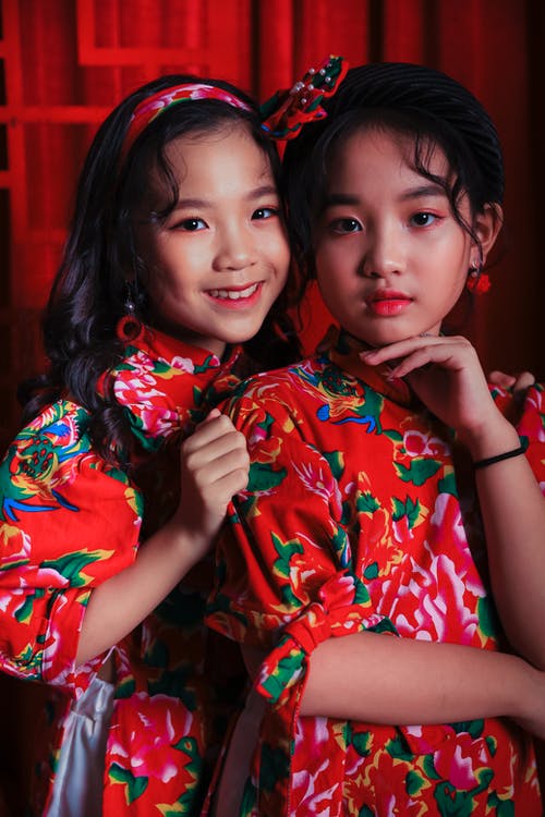 有关一起, 下巴, 亚洲儿童的免费素材图片