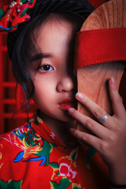 有关丰满, 亚洲孩子, 传统的免费素材图片