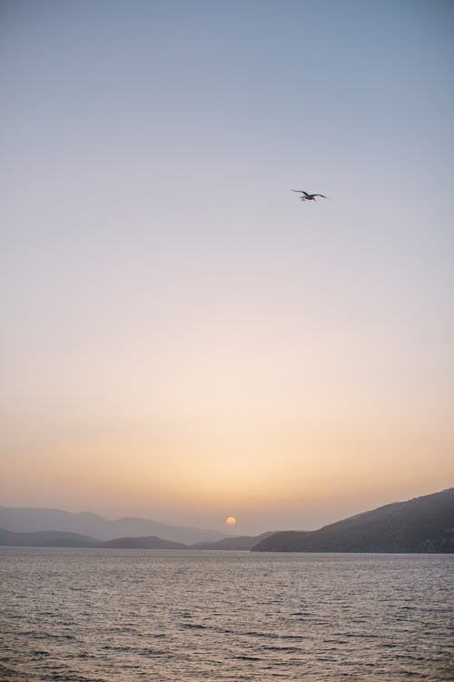 有关侧面, 太阳, 山的免费素材图片