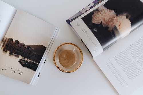 有关Flatlay, 一杯咖啡, 俯视图的免费素材图片