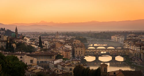 有关ponte vecchio, 佛罗伦萨, 地平线的免费素材图片