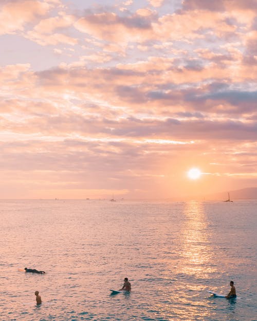 有关一缕阳光, 冲浪摄影, 夏威夷的免费素材图片